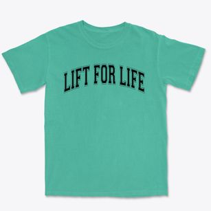 Lift For Life Academy Varsity Arch Premium Heavyweight T-shirt
