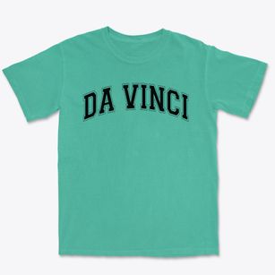 Da Vinci Varsity Arch Premium Heavyweight T-shirt