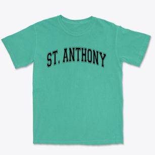 St. Anthony Of Padua School Varsity Arch Premium Heavyweight T-shirt