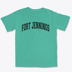 Fort Jennings High School Varsity Arch Premium Heavyweight T-shirt