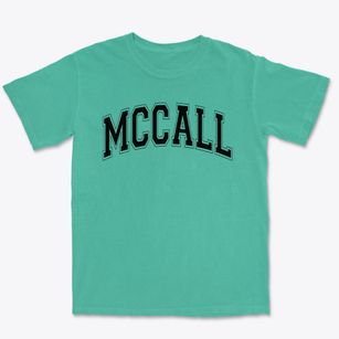 Mccall Middle School Varsity Arch Premium Heavyweight T-shirt