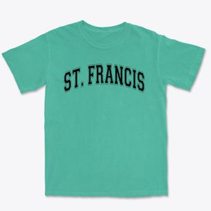 Saint Francis Academy Varsity Arch Premium Heavyweight T-shirt