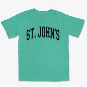 Saint John's Catholic School Varsity Arch Premium Heavyweight T-shirt