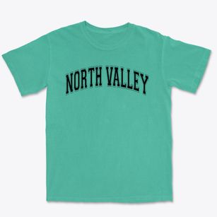 North Valley School Varsity Arch Premium Heavyweight T-shirt