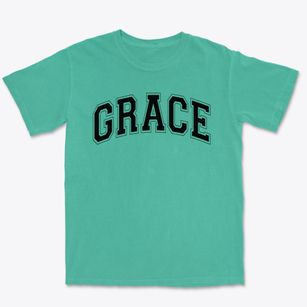 Grace Bible Christian Academy Varsity Arch Premium Heavyweight T-shirt