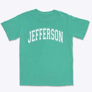 Thomas Jefferson Elementary School Varsity Arch Premium Heavyweight T-shirt