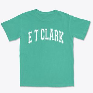 E T Clark Academy Varsity Arch Premium Heavyweight T-shirt