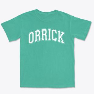 Orrick Elementary School Varsity Arch Premium Heavyweight T-shirt