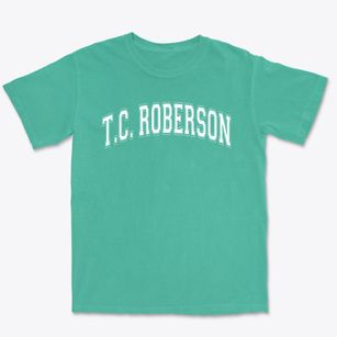 T.c. Roberson High School Varsity Arch Premium Heavyweight T-shirt