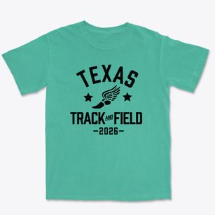 Texas Christian High School Track and Field Premium Heavyweight T-shirt