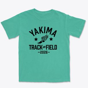 Yakima Adventist Christian School Track and Field Premium Heavyweight T-shirt