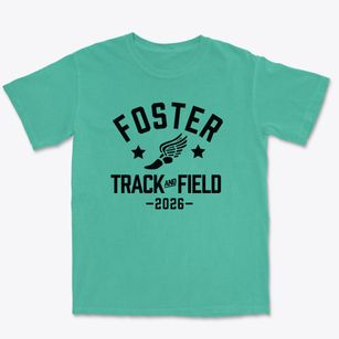 Foster Elementary School Track and Field Premium Heavyweight T-shirt
