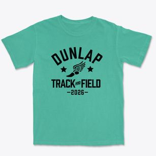 Dunlap Elementary School Track and Field Premium Heavyweight T-shirt