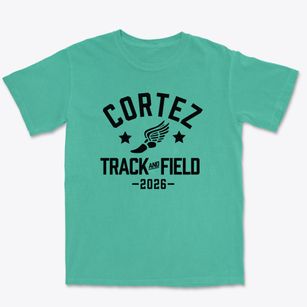 Cortez Middle School Track and Field Premium Heavyweight T-shirt