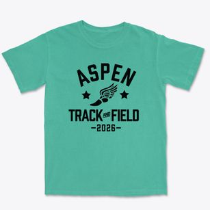 Aspen Middle School Track and Field Premium Heavyweight T-shirt