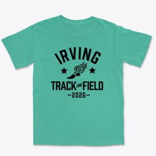 Irving School Track and Field Premium Heavyweight T-shirt