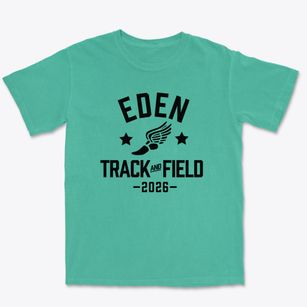 Eden Christian School Track and Field Premium Heavyweight T-shirt
