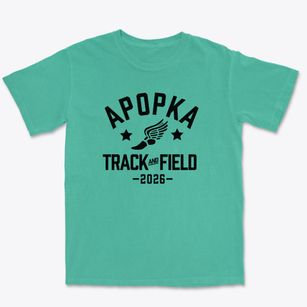 Apopka Christian Academy Track and Field Premium Heavyweight T-shirt