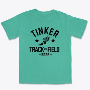 Tinker Elementary School Track and Field Premium Heavyweight T-shirt