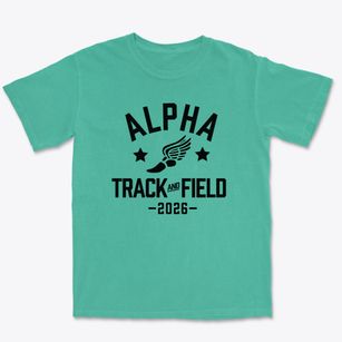 Alpha Academy Track and Field Premium Heavyweight T-shirt