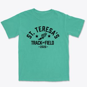 Saint Teresa's School Track and Field Premium Heavyweight T-shirt