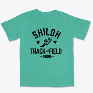Shiloh High School Track and Field Premium Heavyweight T-shirt