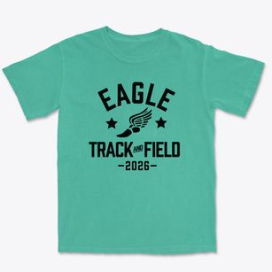 Eagle Adventist Christian School Track and Field Premium Heavyweight T-shirt