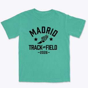 Madrid High School Track and Field Premium Heavyweight T-shirt