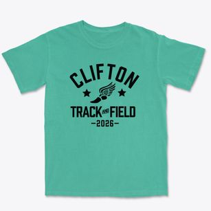 Clifton Elementary School Track and Field Premium Heavyweight T-shirt