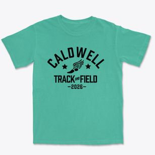Caldwell Parish High School Track and Field Premium Heavyweight T-shirt