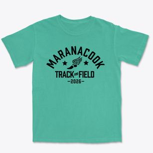 Maranacook Community School Track and Field Premium Heavyweight T-shirt