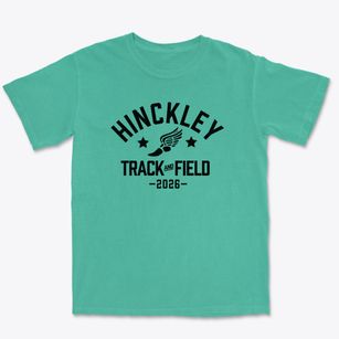 Hinckley Elementary School Track and Field Premium Heavyweight T-shirt