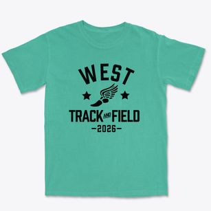 West Elementary School Track and Field Premium Heavyweight T-shirt