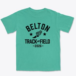 Belton High School Track and Field Premium Heavyweight T-shirt