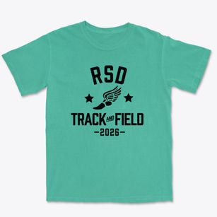Rochester School For The Deaf Track and Field Premium Heavyweight T-shirt