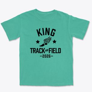Martin Luther King High School Track and Field Premium Heavyweight T-shirt