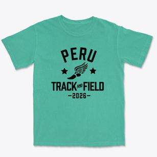 Peru Primary School Track and Field Premium Heavyweight T-shirt