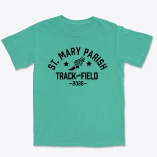 St Mary Parish Track and Field Premium Heavyweight T-shirt