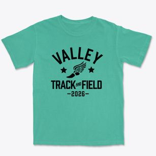 Valley Christian High School Track and Field Premium Heavyweight T-shirt