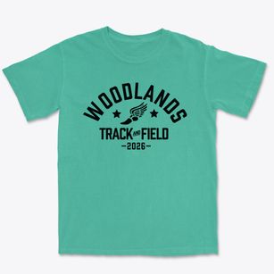 Woodlands High School Track and Field Premium Heavyweight T-shirt