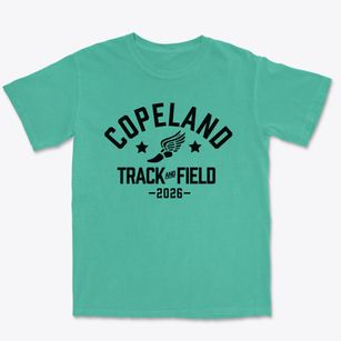 Copeland Elementary School Track and Field Premium Heavyweight T-shirt