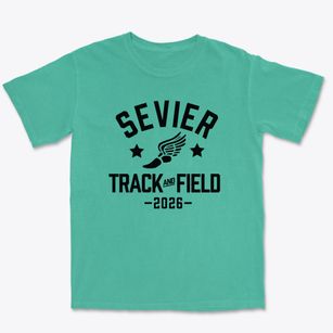 Sevier Middle School Track and Field Premium Heavyweight T-shirt