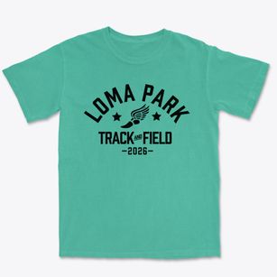 Loma Park Elementary School Track and Field Premium Heavyweight T-shirt