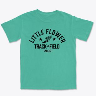 Little Flower School Track and Field Premium Heavyweight T-shirt