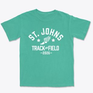 Saint Johns Lutheran School Track and Field Premium Heavyweight T-shirt