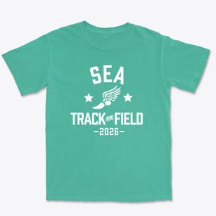Saint Joseph By-the-sea High School Track and Field Premium Heavyweight T-shirt