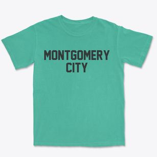Montgomery City Missouri Classic Block Premium Heavyweight T-shirt