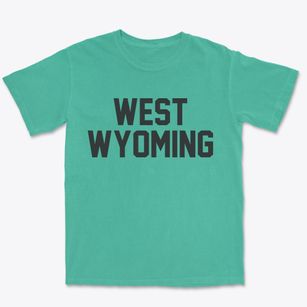 West Wyoming Pennsylvania Classic Block Premium Heavyweight T-shirt