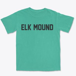 Elk Mound Wisconsin Classic Block Premium Heavyweight T-shirt