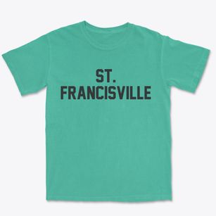 St. Francisville Illinois Classic Block Premium Heavyweight T-shirt